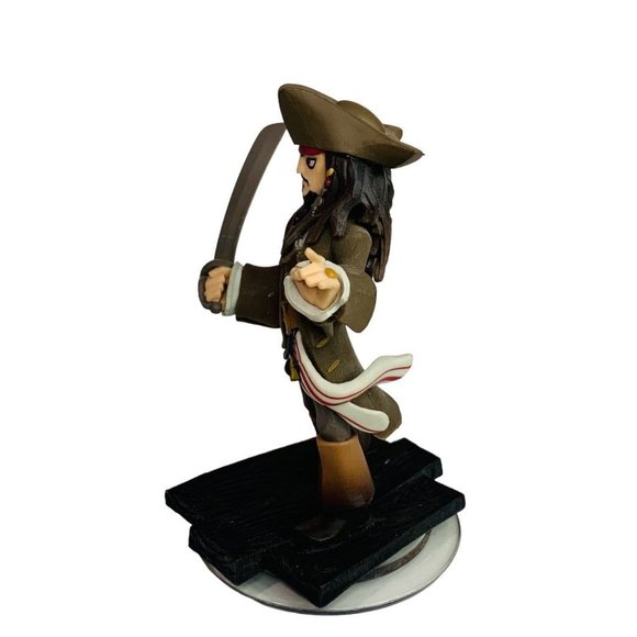 Disney Infinity Figure Captain Jack Sparrow 4"h Pirates of the Carribean - Picture 2 of 6